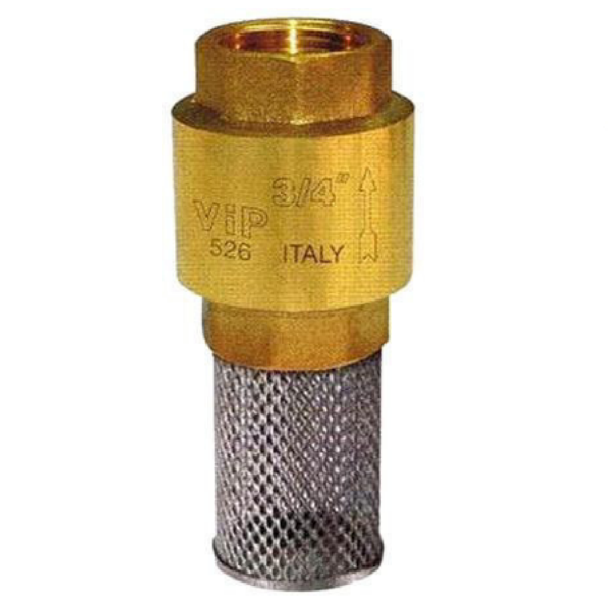 VIP BRASS FOOT VALVE With Stainless Steel Expanded Mesh 526